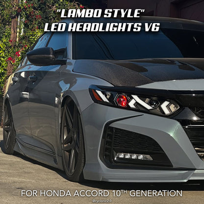 [ACCORD 2018 - 2022] "LAMBO STYLE" LED HEADLIGHTS V6 - XGENAUTO