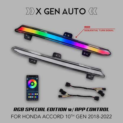 [ACCORD 2018 - 2022] V1 "OEM+ STYLE" LED BUMPER REFLECTORS - XGENAUTO