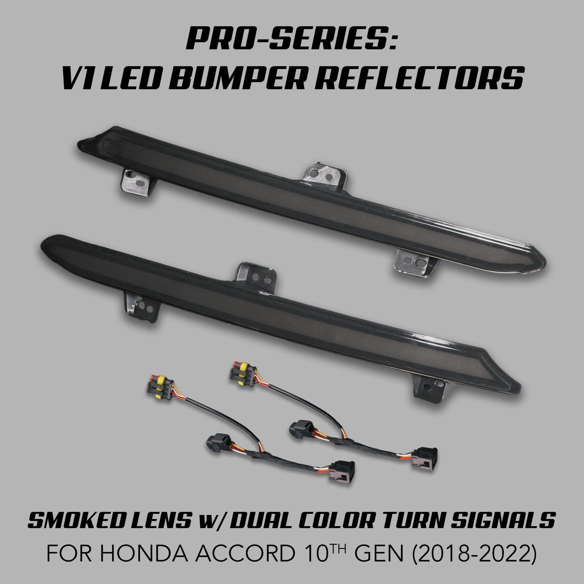 [ACCORD 2018 - 2022] V1 "OEM+ STYLE" LED BUMPER REFLECTORS - XGENAUTO