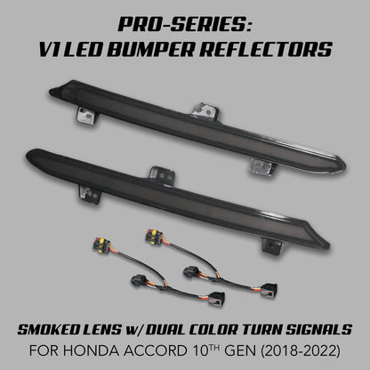 [ACCORD 2018 - 2022] V1 "OEM+ STYLE" LED BUMPER REFLECTORS - XGENAUTO