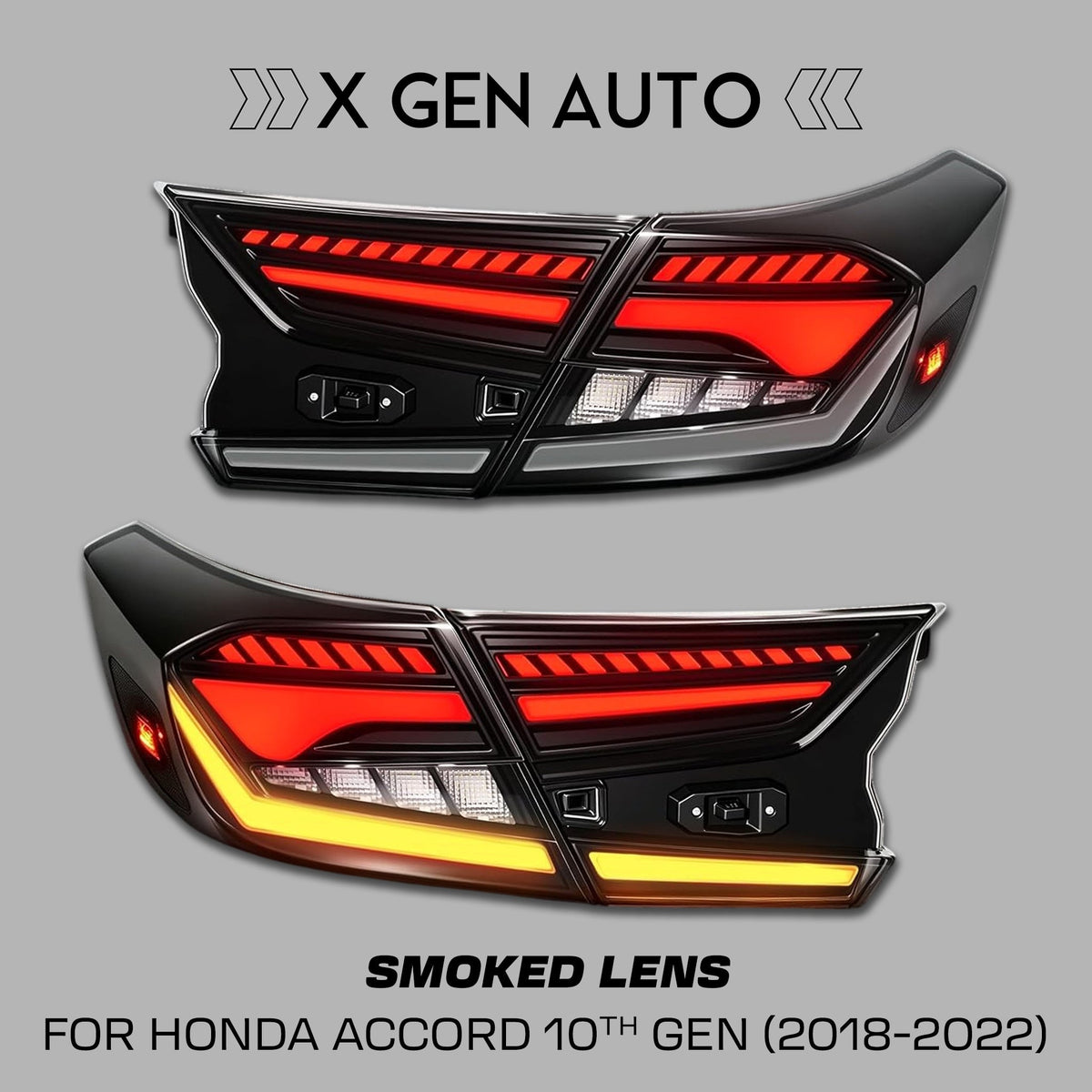 [ACCORD 2018-2022] V13 "M SPEC STYE" FULL LED TAIL LIGHTS - XGENAUTO