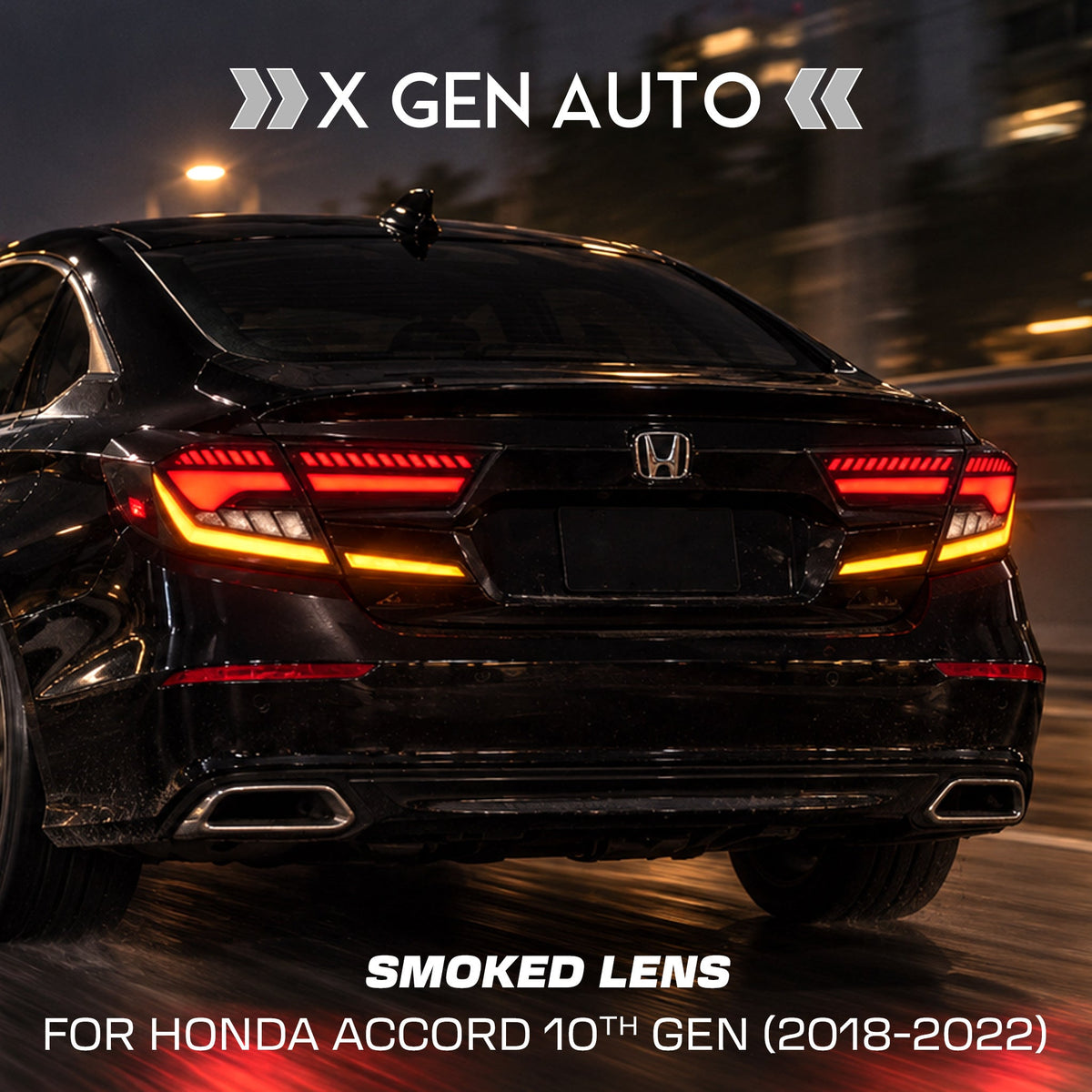 [ACCORD 2018-2022] V13 "M SPEC STYE" FULL LED TAIL LIGHTS - XGENAUTO