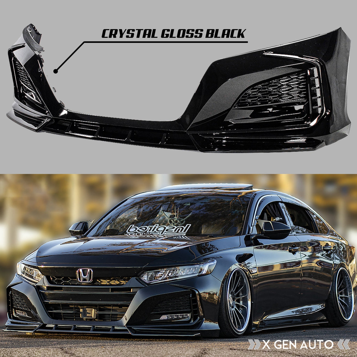 [ACCORD 2018-2022] YOFER DESIGN© 3 PIECE FRONT BUMPER KIT - XGENAUTO