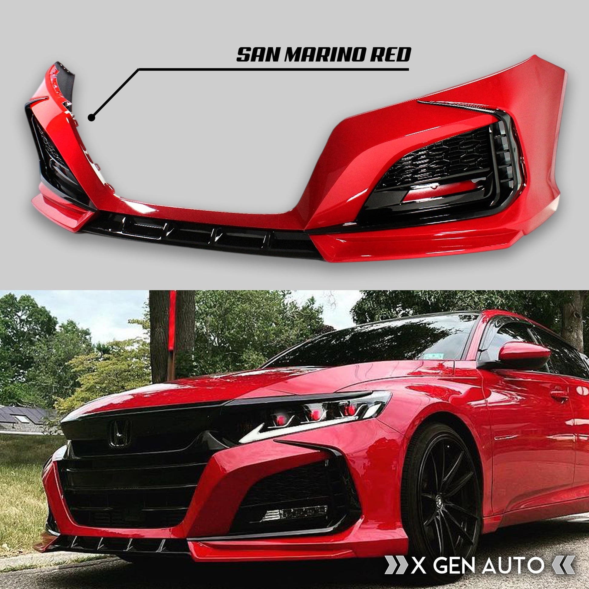 [ACCORD 2018 - 2022] YOFER DESIGN© 3 PIECE FRONT BUMPER KIT - XGENAUTO