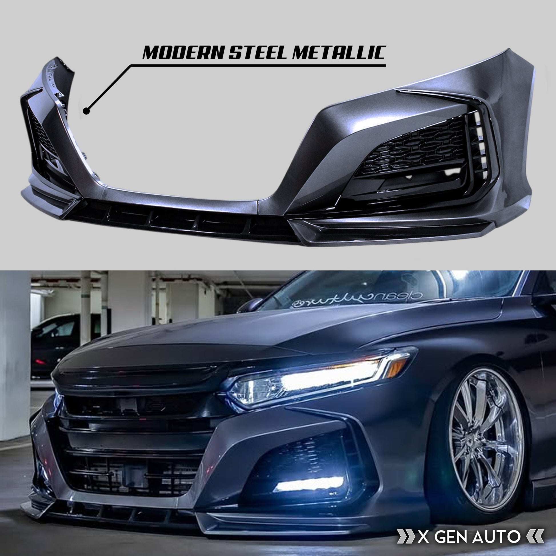 [ACCORD 2018 - 2022] YOFER DESIGN© 3 PIECE FRONT BUMPER KIT - XGENAUTO