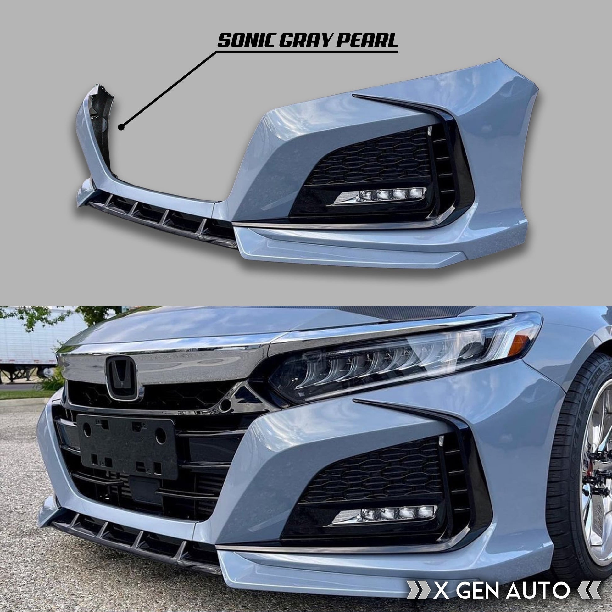 [ACCORD 2018 - 2022] YOFER DESIGN© 3 PIECE FRONT BUMPER KIT - XGENAUTO