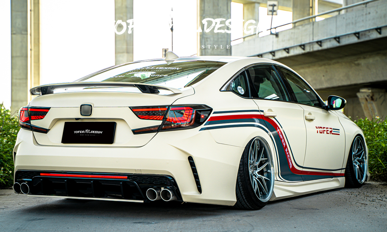 [ACCORD 2018 - 2022] YOFER DESIGN© DRAGON EDITION REAR BUMPER FULL KIT - XGENAUTO
