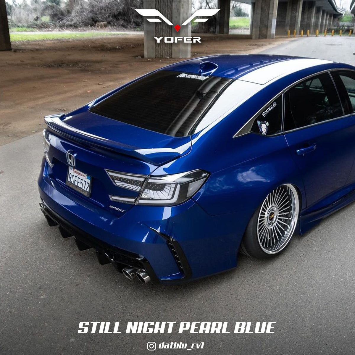 [ACCORD 2018 - 2022] YOFER DESIGN© DRAGON EDITION REAR BUMPER FULL KIT - XGENAUTO