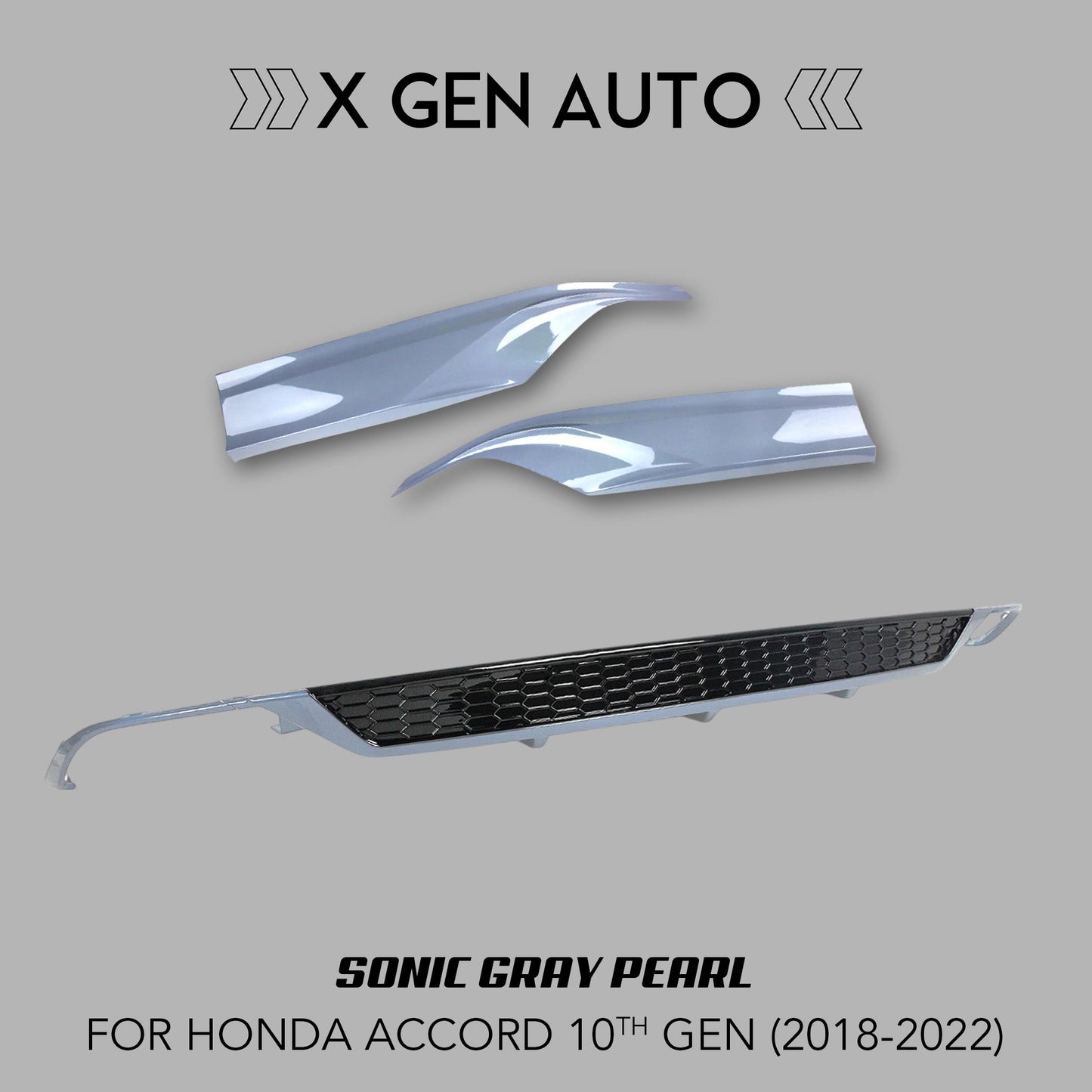 [ACCORD 2018 - 2022] YOFER DESIGN© REAR DIFFUSER KIT V1 - XGENAUTO