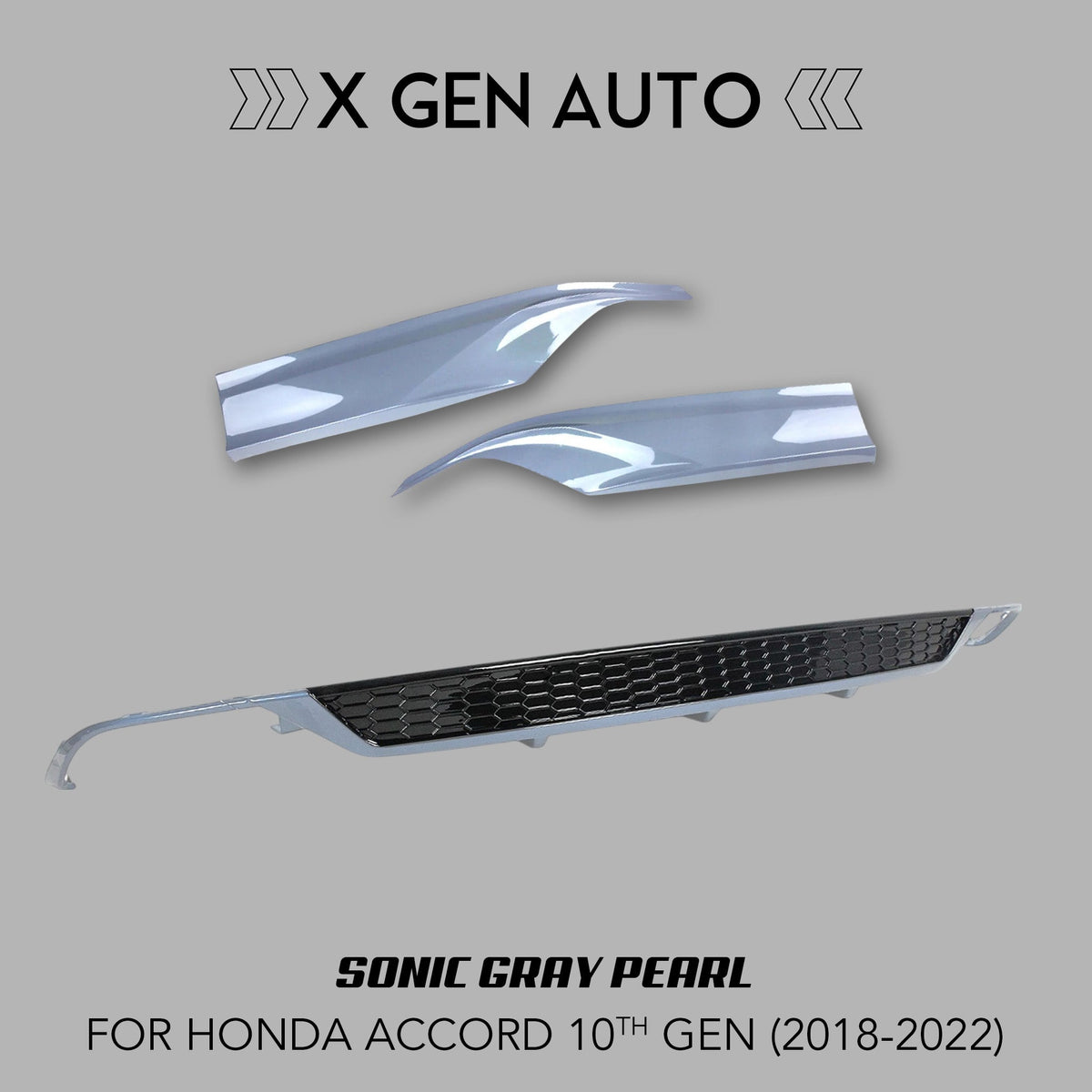 [ACCORD 2018 - 2022] YOFER DESIGN© REAR DIFFUSER KIT V1 - XGENAUTO