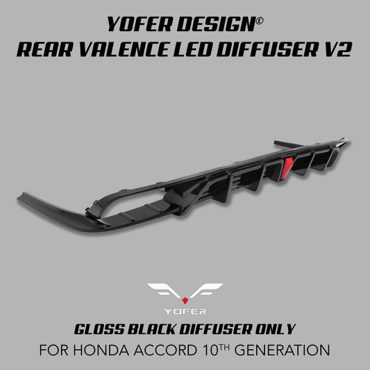 [ACCORD 2018 - 2022] YOFER DESIGN© REAR VALENCE LED DIFFUSER V2 - XGENAUTO