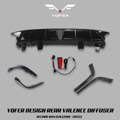 [ACCORD 2018 - 2022] YOFER DESIGN© REAR VALENCE LED DIFFUSER V2 - XGENAUTO