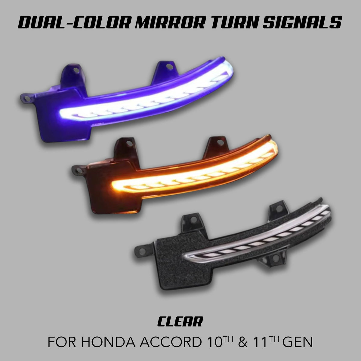 [ACCORD 2018 - 2025] DUAL - COLOR LED MIRROR SIGNALS - XGENAUTO