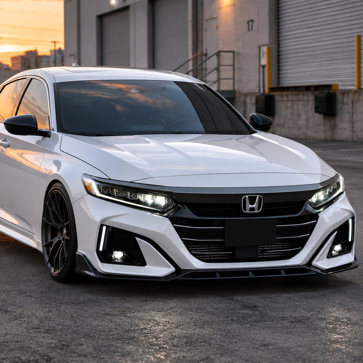 [ACCORD 2021-2021] VORSA SERIES 3PC FRONT BUMPER KIT BY HRS - XGENAUTO