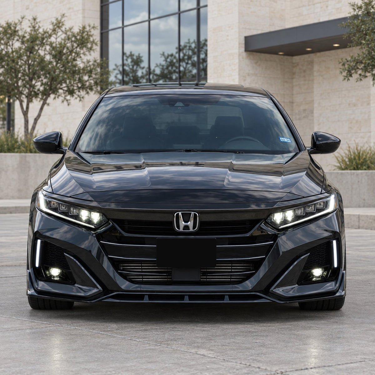 [ACCORD 2021-2021] VORSA SERIES 3PC FRONT BUMPER KIT BY HRS - XGENAUTO