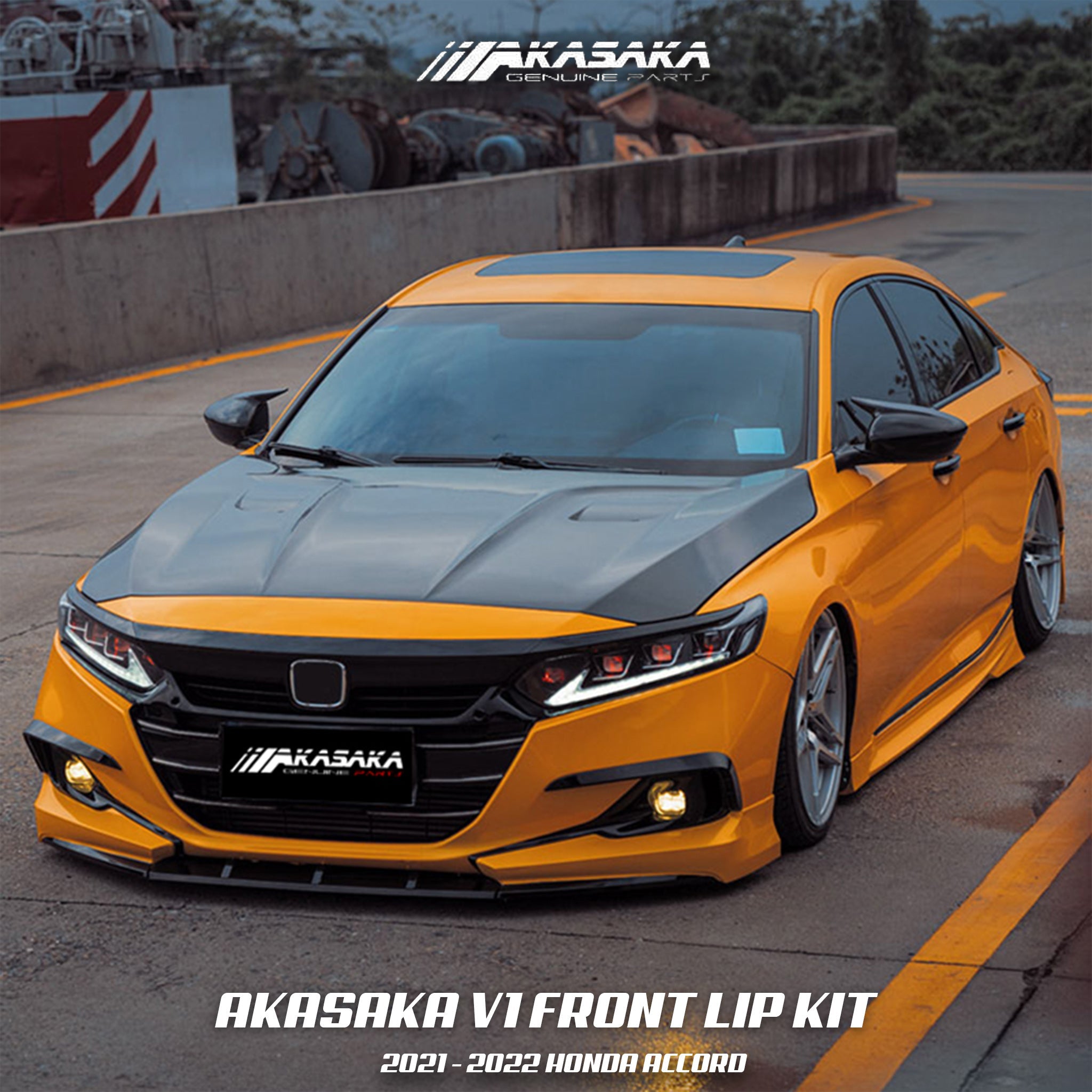 ACCORD 2021-2022] AKASAKA© FRONT LIP KIT V1 – XGENAUTO