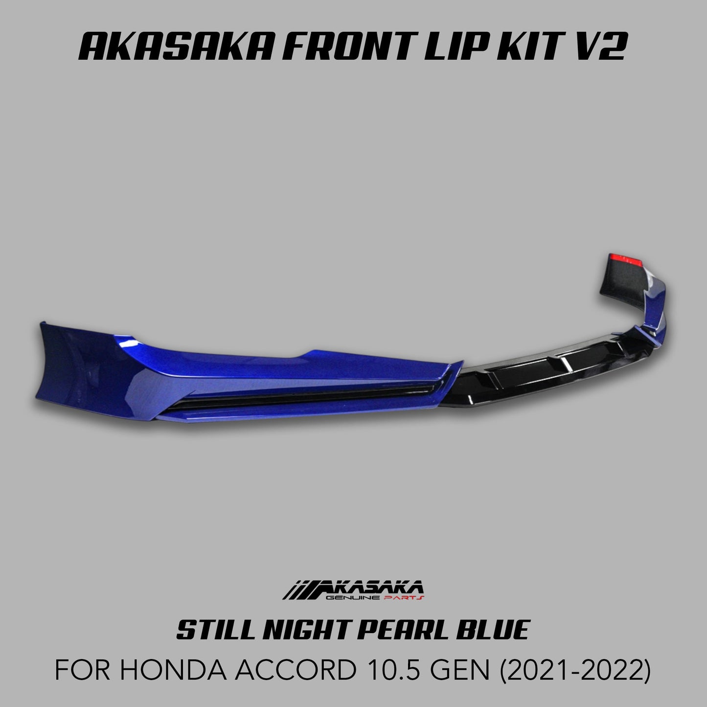 [ACCORD 2021 - 2022] AKASAKA© FRONT LIP KIT V2 - XGENAUTO