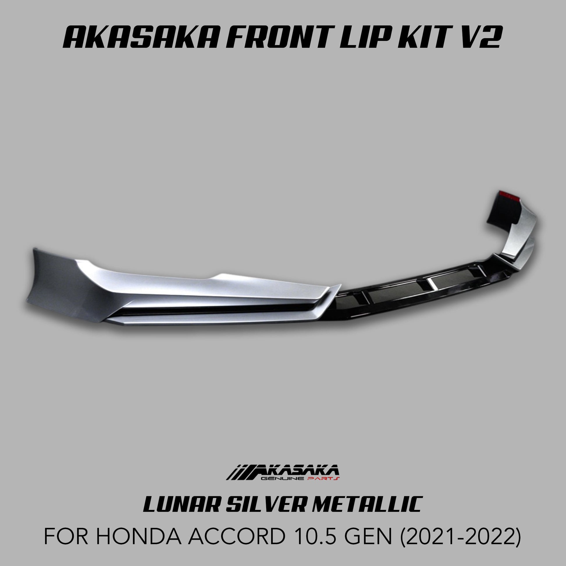 [ACCORD 2021 - 2022] AKASAKA© FRONT LIP KIT V2 - XGENAUTO