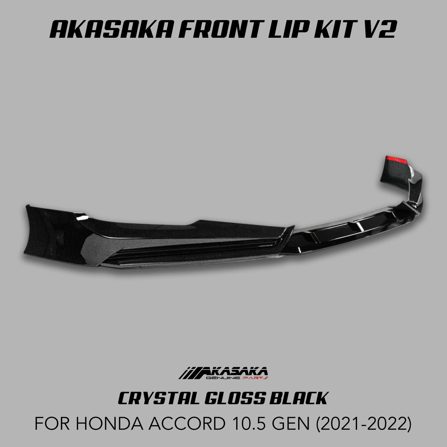 [ACCORD 2021 - 2022] AKASAKA© FRONT LIP KIT V2 - XGENAUTO