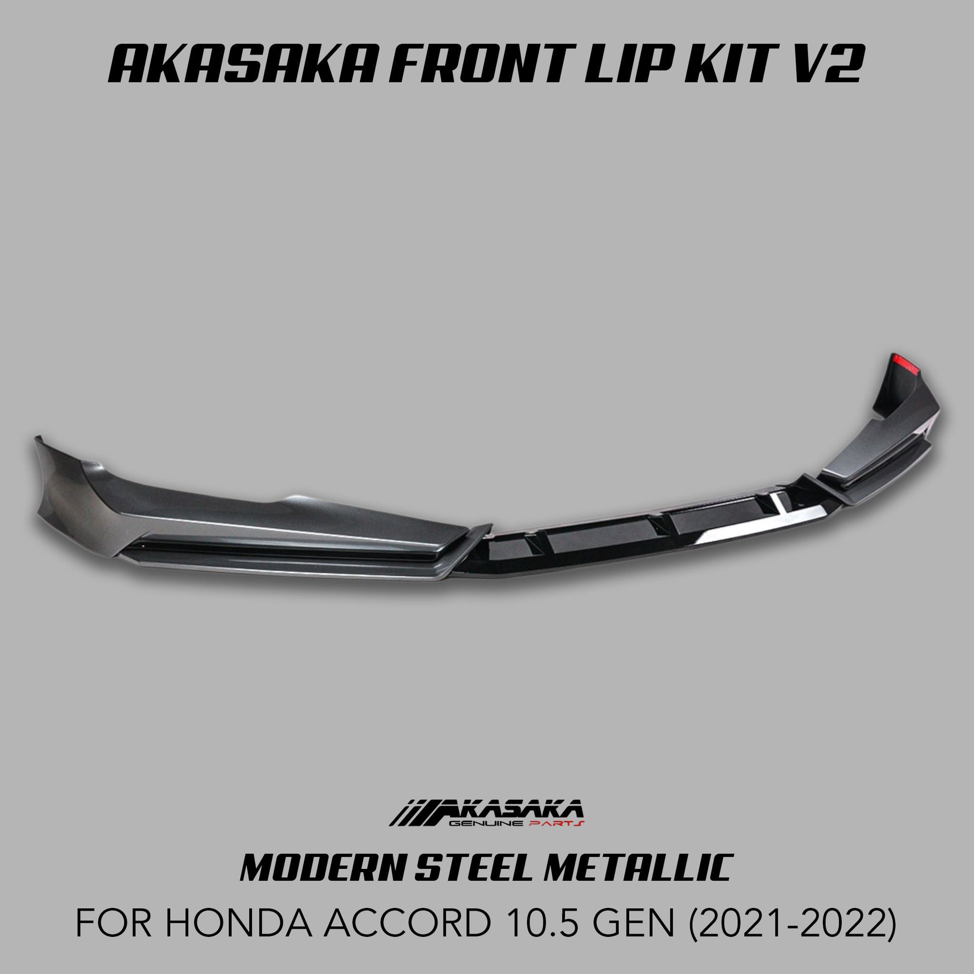[ACCORD 2021 - 2022] AKASAKA© FRONT LIP KIT V2 - XGENAUTO
