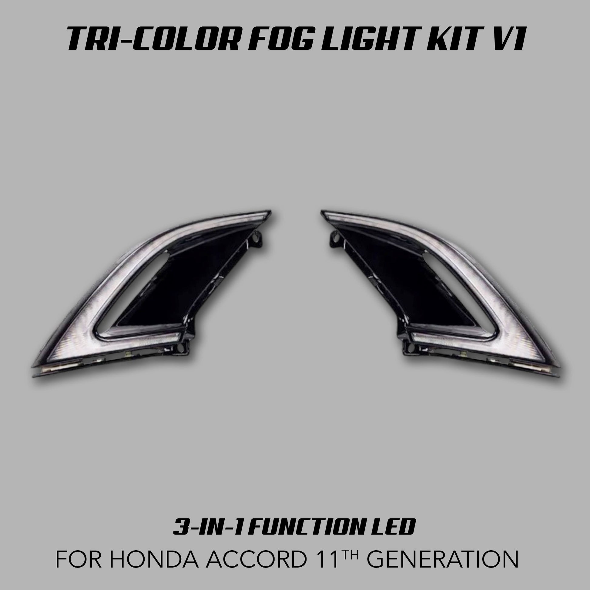 [ACCORD 2023 - 2026] TRI - COLOR LED FOG LIGHTS V1 - XGENAUTO