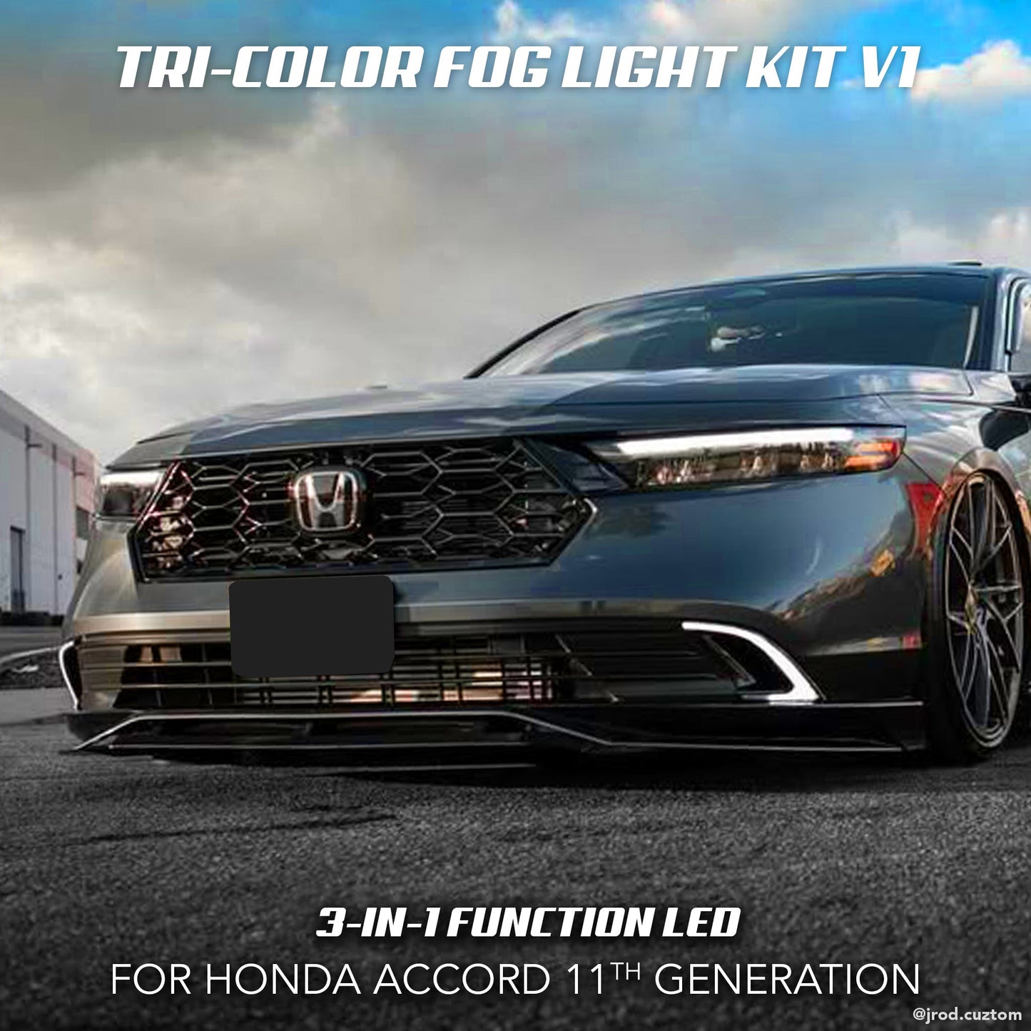 [ACCORD 2023 - 2026] TRI - COLOR LED FOG LIGHTS V1 - XGENAUTO