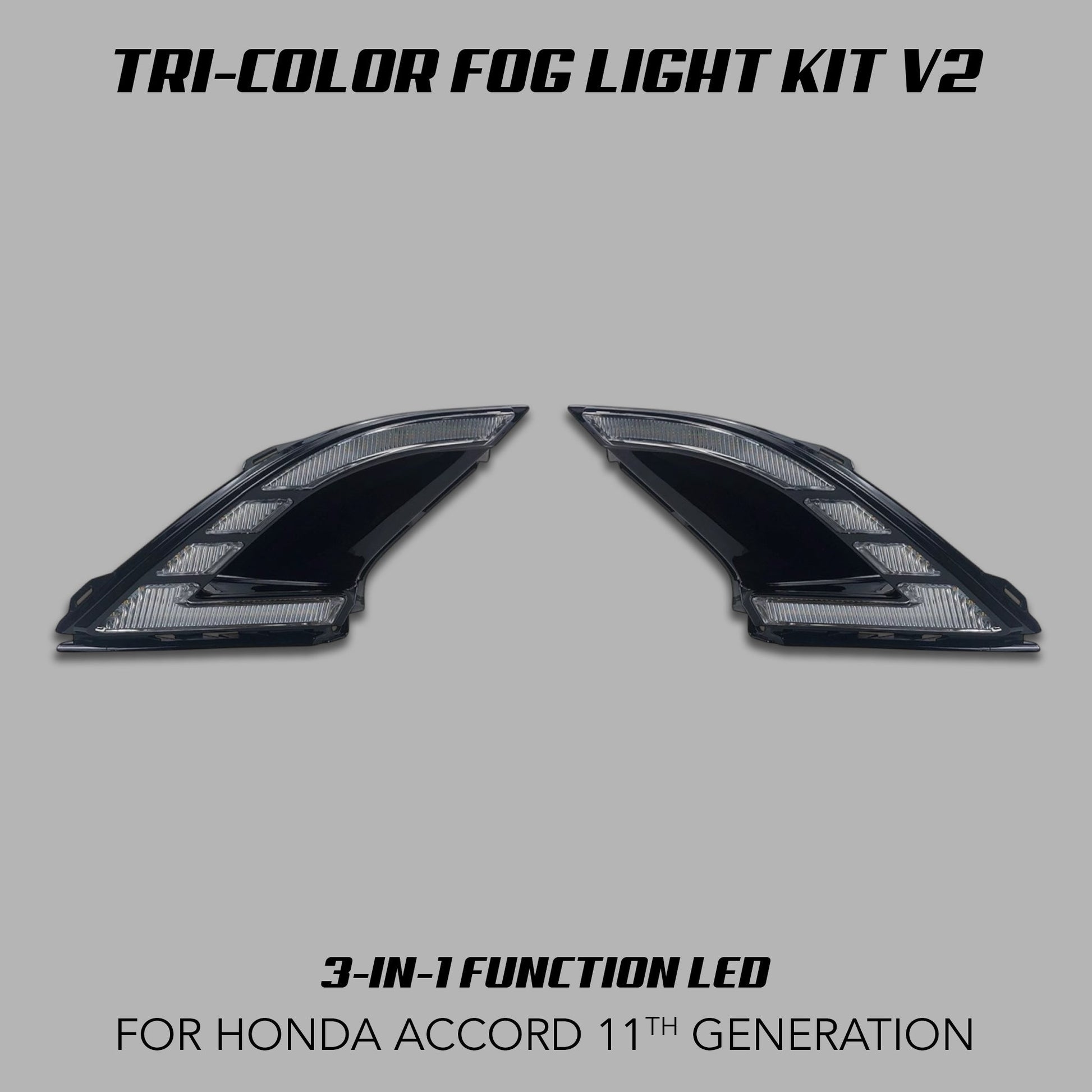 [ACCORD 2023 - 2026] TRI - COLOR LED FOG LIGHTS V2 - XGENAUTO