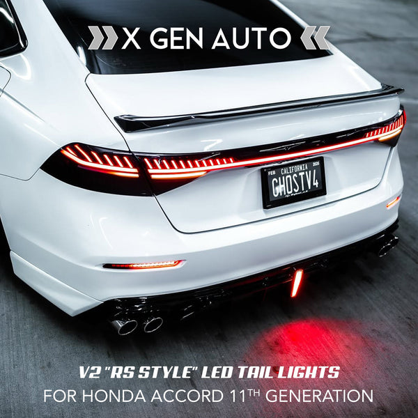 [ACCORD 2023 - 2026] V2 "RS STYLE" LED TAIL LIGHTS - XGENAUTO