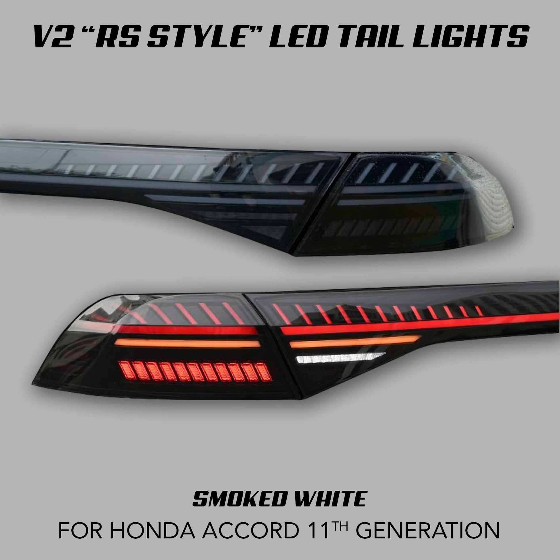 [ACCORD 2023 - 2026] V2 "RS STYLE" LED TAIL LIGHTS - XGENAUTO