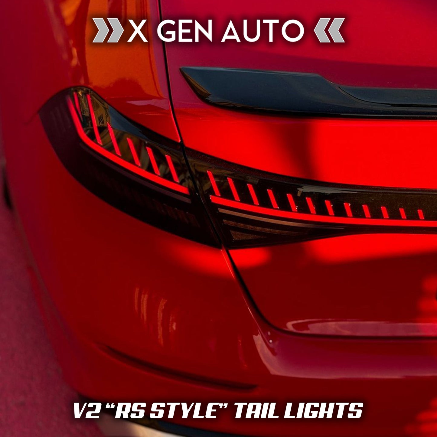 [ACCORD 2023 - 2026] V2 "RS STYLE" LED TAIL LIGHTS - XGENAUTO