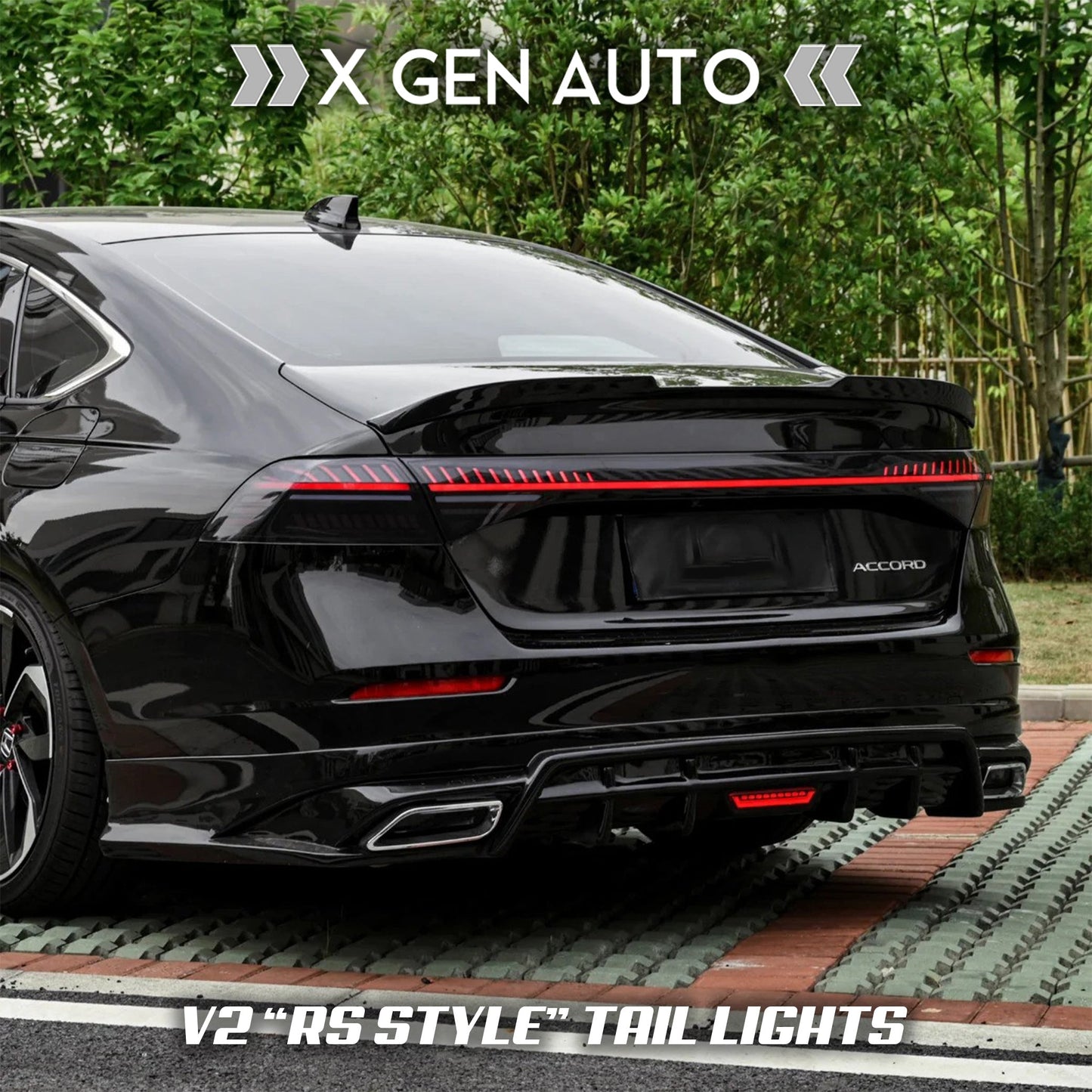 [ACCORD 2023 - 2026] V2 "RS STYLE" LED TAIL LIGHTS - XGENAUTO