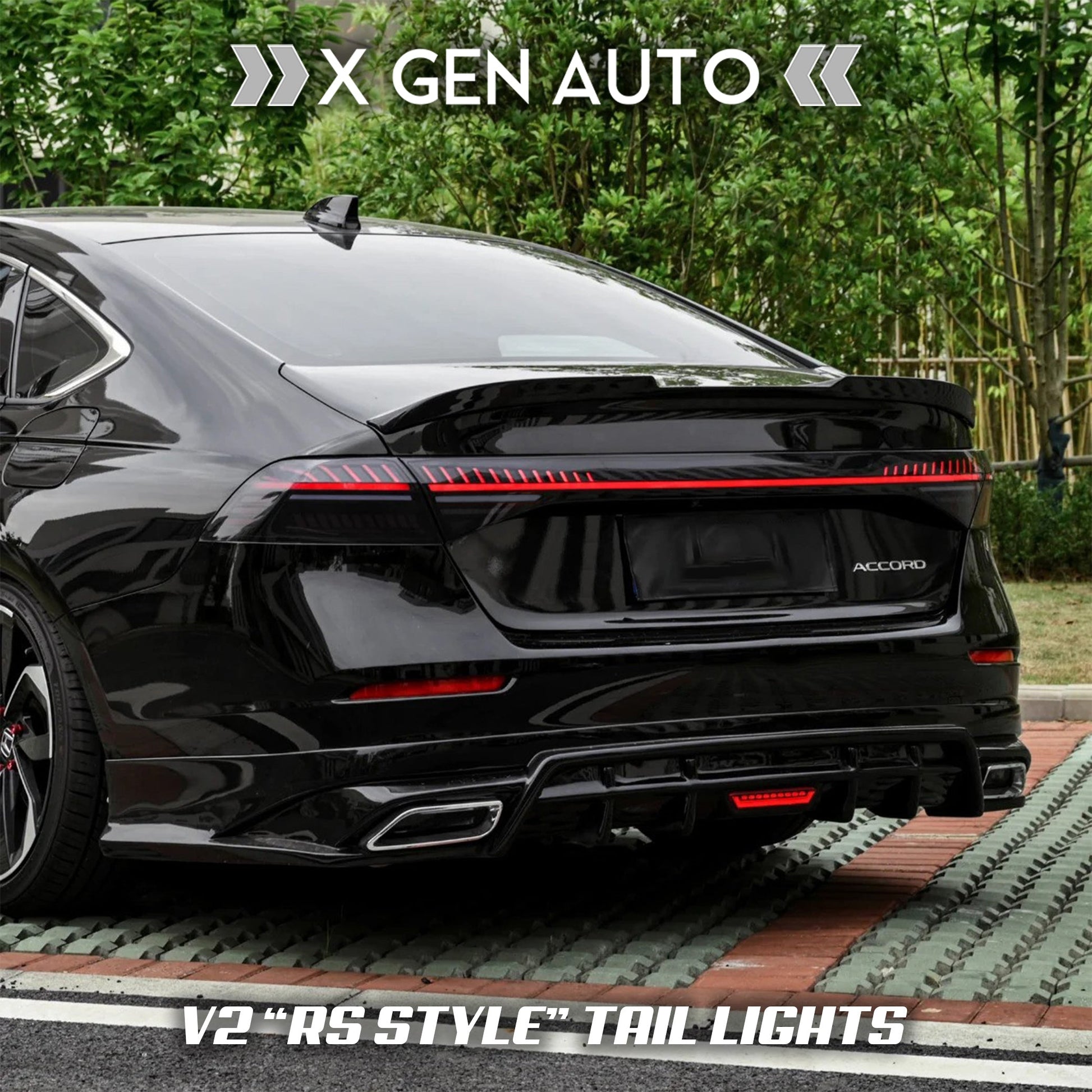 [ACCORD 2023 - 2026] V2 "RS STYLE" LED TAIL LIGHTS - XGENAUTO