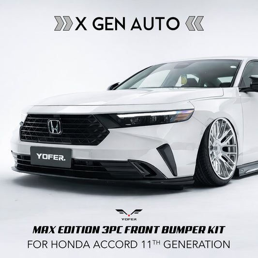 [ACCORD 2023 - 2026] YOFER DESIGN© MAX EDITION 3PC FRONT BUMPER KIT - XGENAUTO