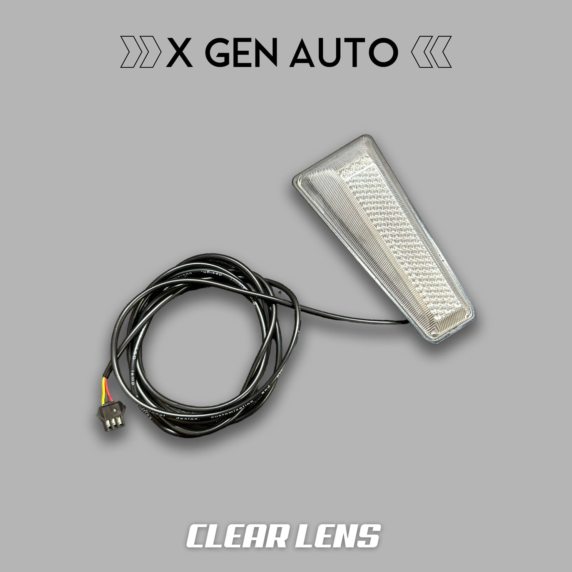 [ACCORD X] F1 STYLE CLEAR BRAKE LIGHT FOR YOFER DESIGN REAR DIFFUSER - XGENAUTO