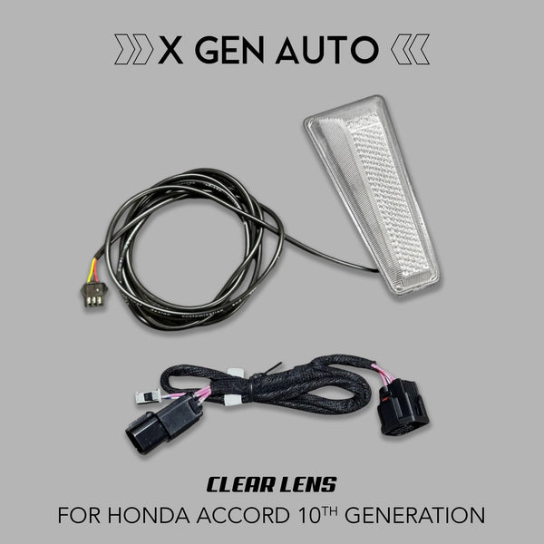 [ACCORD X] F1 STYLE CLEAR BRAKE LIGHT FOR YOFER DESIGN REAR DIFFUSER - XGENAUTO