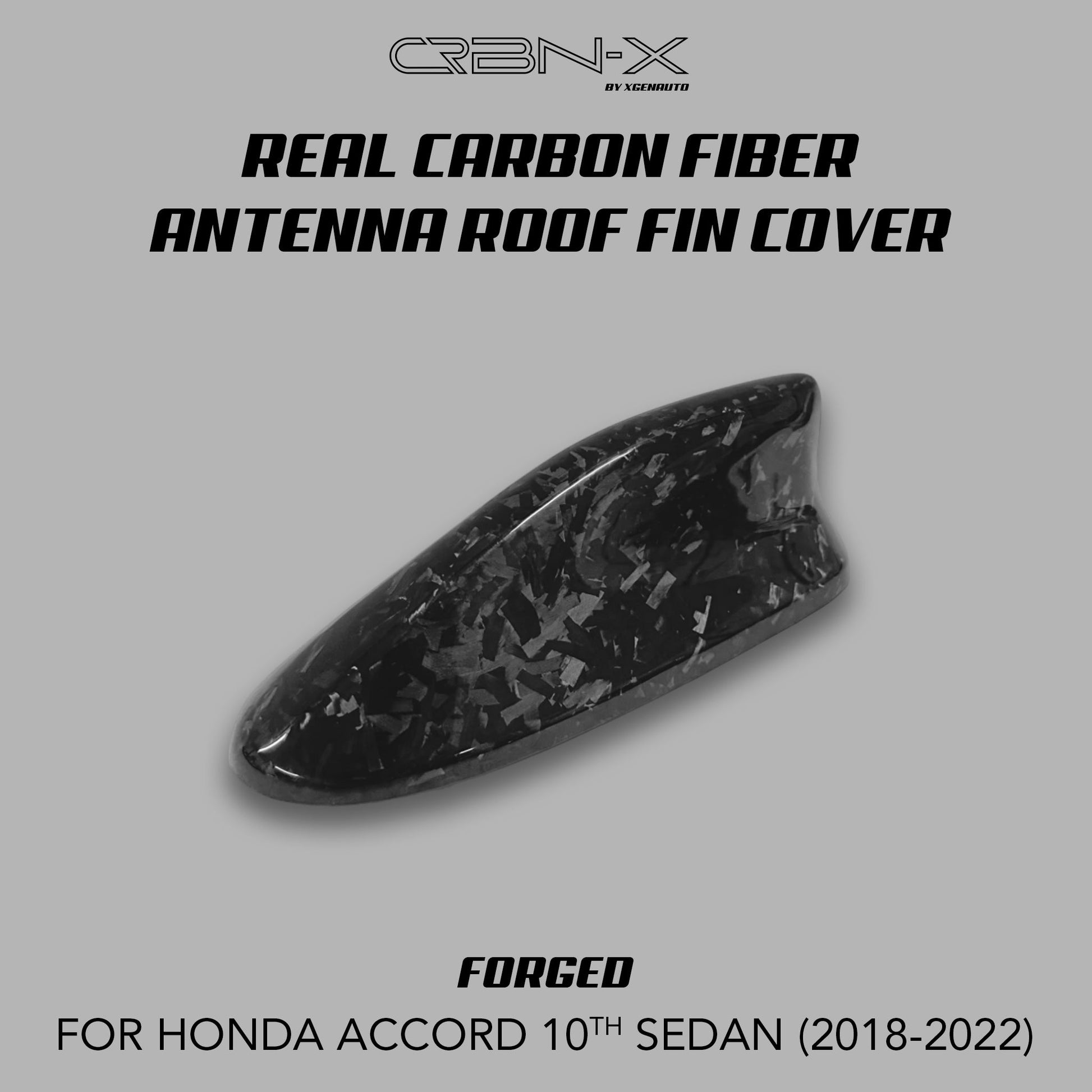 [ACCORD X] REAL CARBON FIBER ANTENNA ROOF FIN COVER - XGENAUTO