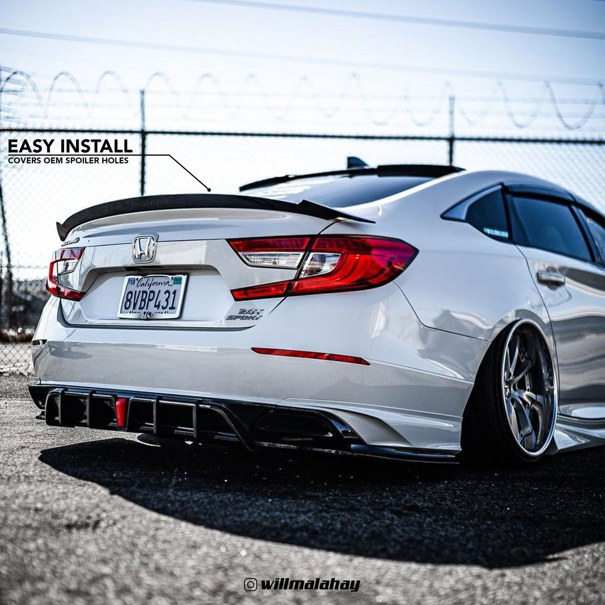 [ACCORD X] YOFER DESIGN© REAR SPOILER V3 - XGENAUTO