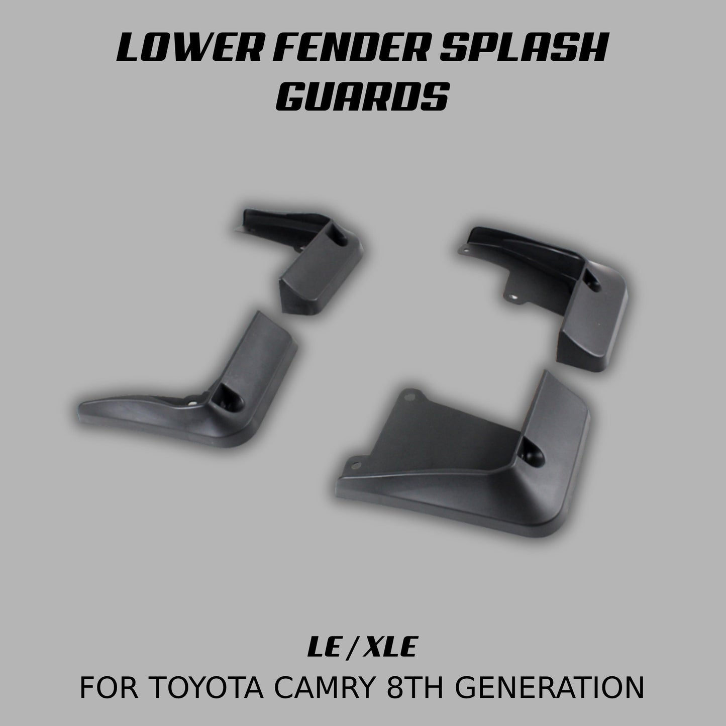 [CAMRY 8TH] LOWER FENDER SPLASH GUARDS - XGENAUTO