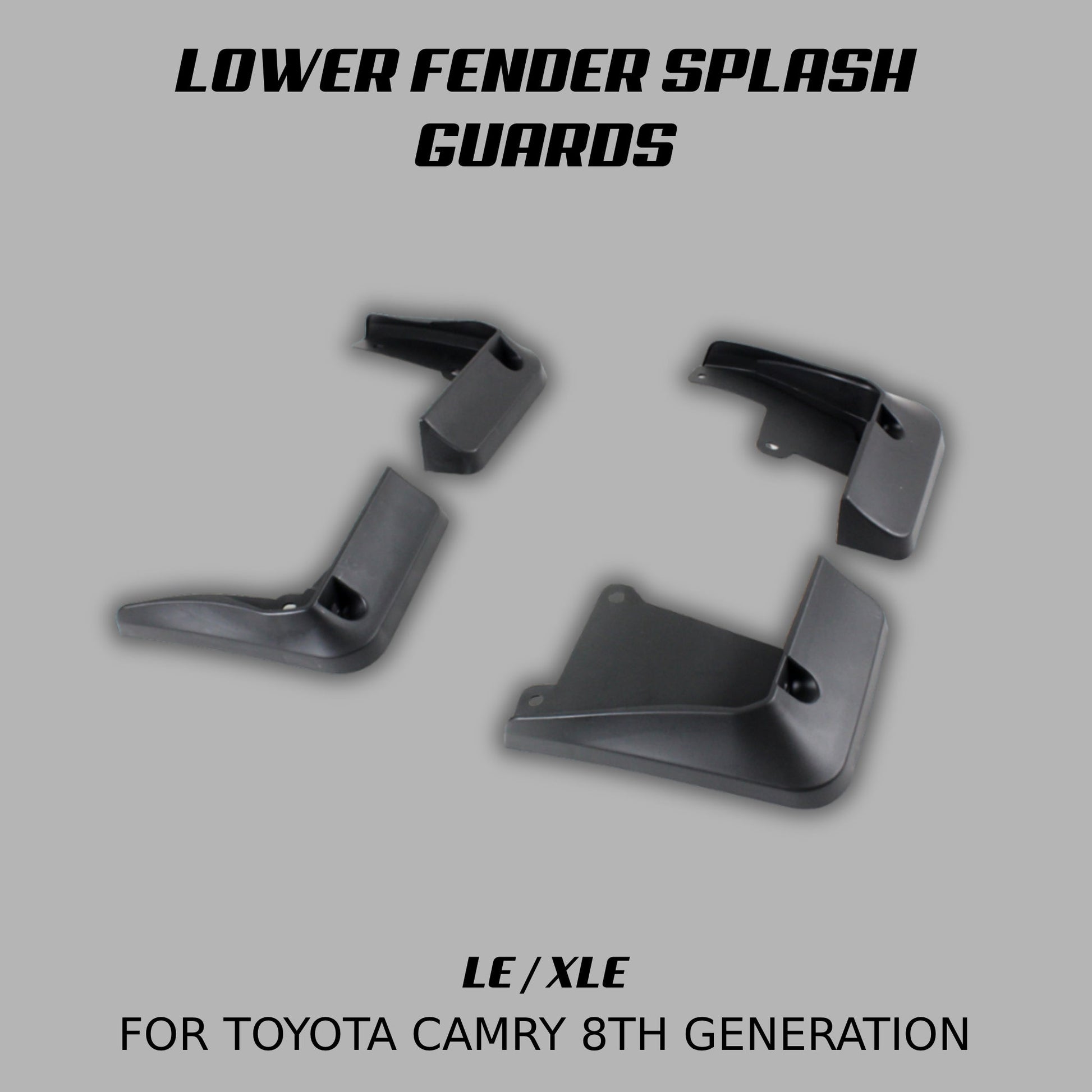 [CAMRY 8TH] LOWER FENDER SPLASH GUARDS - XGENAUTO