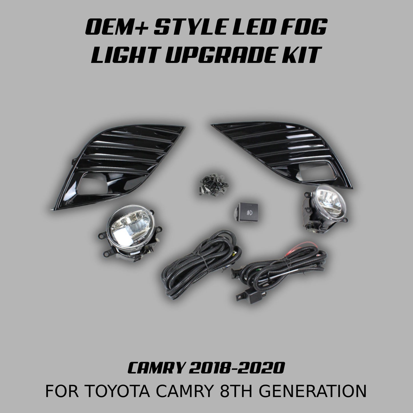 [CAMRY 8TH] OEM+ STYLE LED FOG LIGHT UPGRADE KIT - XGENAUTO