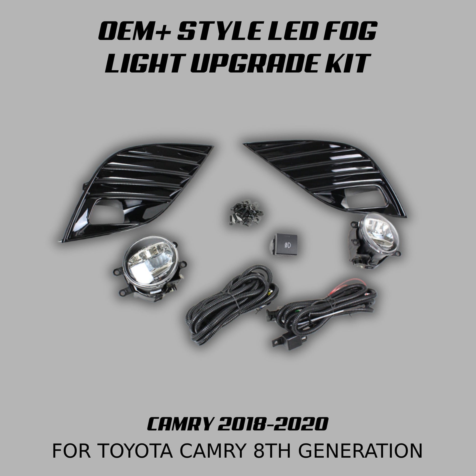 [CAMRY 8TH] OEM+ STYLE LED FOG LIGHT UPGRADE KIT - XGENAUTO
