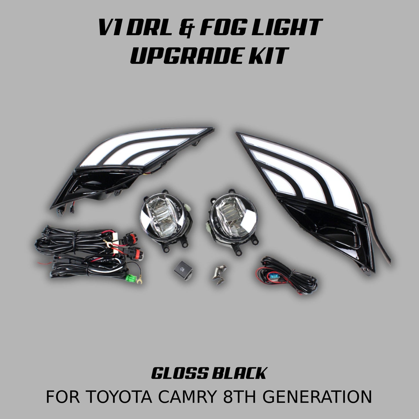 [CAMRY 8TH] V1 DRL & FOG LIGHT UPGRADE KIT - XGENAUTO
