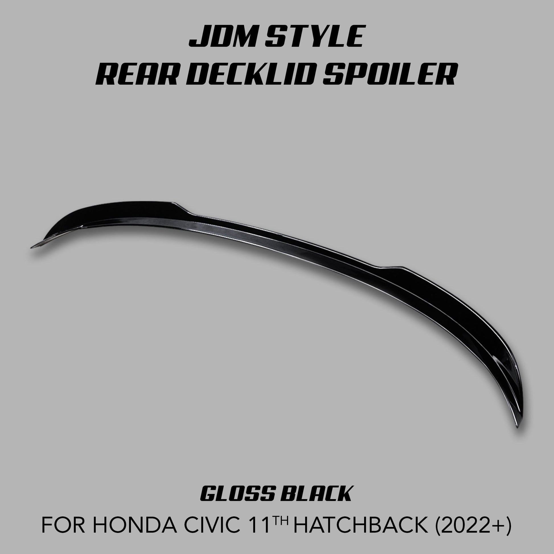 [CIVIC 11TH HATCHBACK] JDM STYLE REAR DECKLID SPOILER - XGENAUTO