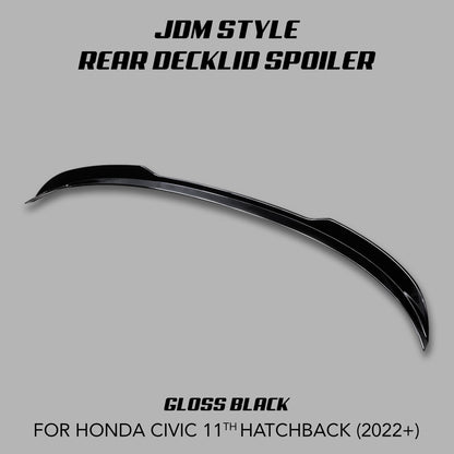 [CIVIC 11TH HATCHBACK] JDM STYLE REAR DECKLID SPOILER - XGENAUTO