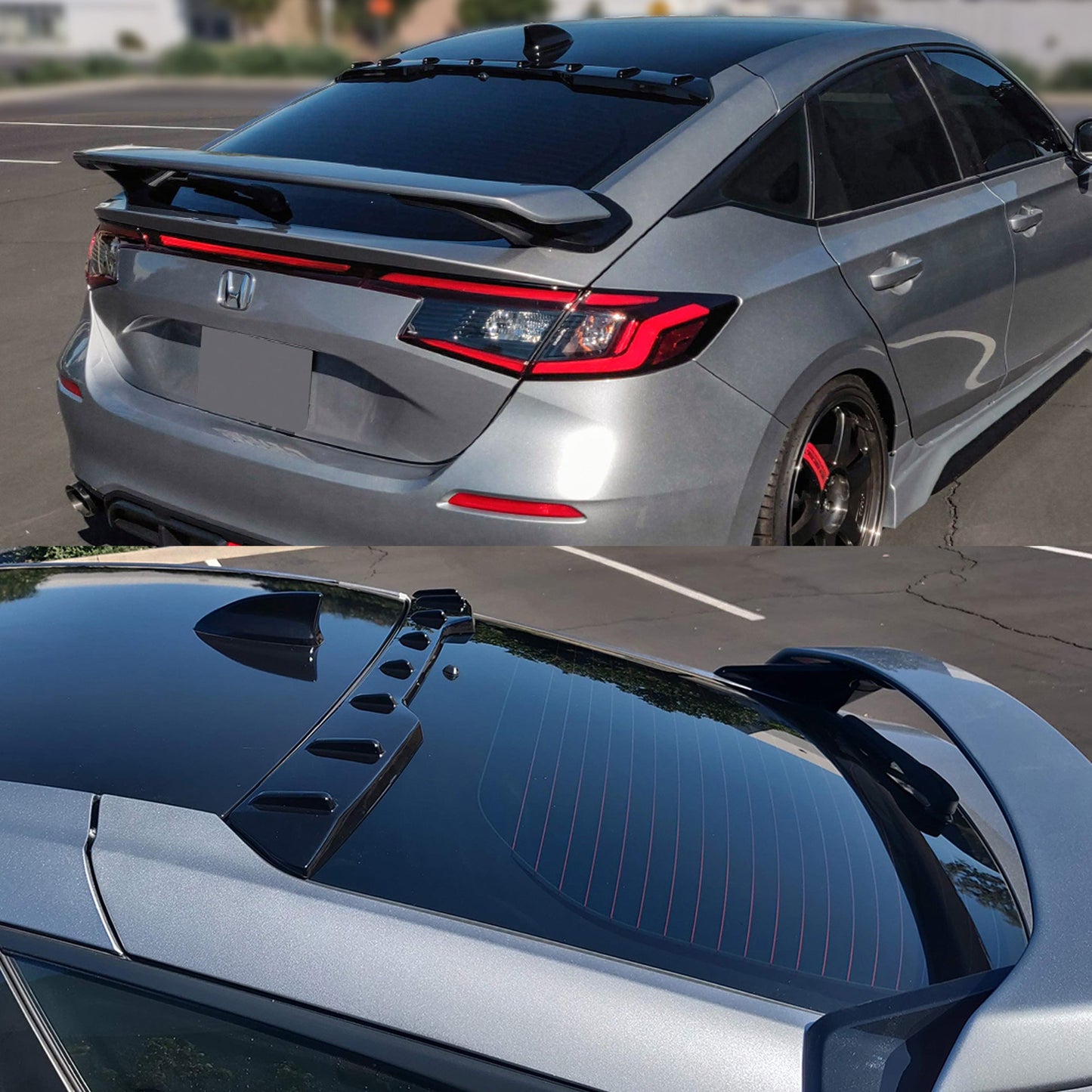 [CIVIC 11TH HATCHBACK] JDM STYLE ROOF SPOILER - XGENAUTO