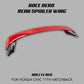[CIVIC 11TH HATCHBACK] RACE AERO REAR SPOILER WING - XGENAUTO