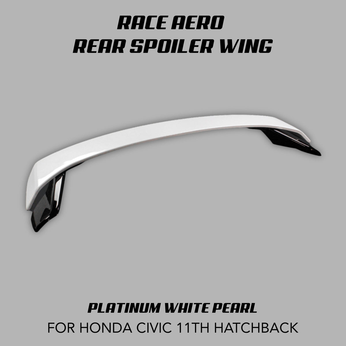 [CIVIC 11TH HATCHBACK] RACE AERO REAR SPOILER WING - XGENAUTO