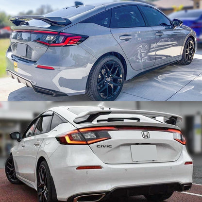 [CIVIC 11TH HATCHBACK] RACE AERO REAR SPOILER WING - XGENAUTO