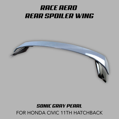 [CIVIC 11TH HATCHBACK] RACE AERO REAR SPOILER WING - XGENAUTO