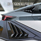 [CIVIC 11TH HATCHBACK] REAR WINDOW SPORT LOUVERS - XGENAUTO